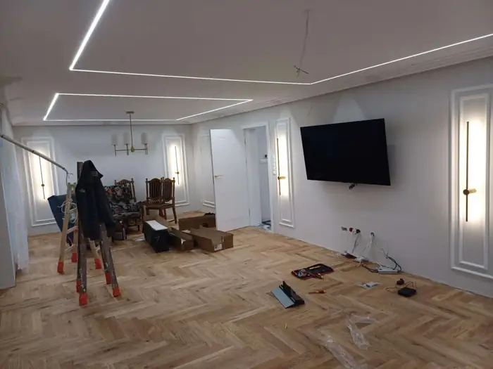 Wykończone wnętrze mieszkania po remoncie